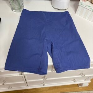 Balance Athletica biker shorts . Periwinkle . Size medium . No front seam